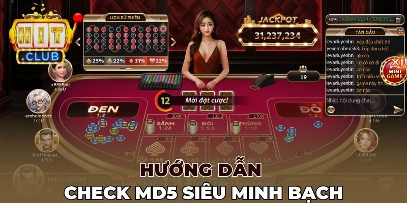 Hướng dẫn check MD5 siêu minh bạch