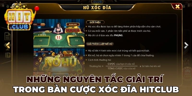 Những nguyên tắc giải trí trong bàn cược Xóc đĩa Hitclub